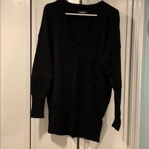 EXPRESS black tunic sweater SMALL
